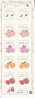 2020 Japan Flowers In Daily Life Roses Complete Sheet Of 10 MNH @ BELOW FACE VALUE - Nuovi