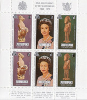 AITUTAKI 295-297,unused - Familles Royales