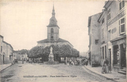 54-ROSIERES-AUX-SALINES- PLACE SAINT-PIERRE ET L'EGLISE - Sonstige & Ohne Zuordnung