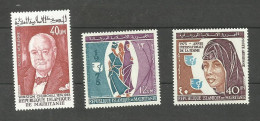 MAURITANIE Poste Aérienne N°152, 156, 157 Neufs Avec Charnière* Cote 6.45€ - Mauritanie (1960-...)
