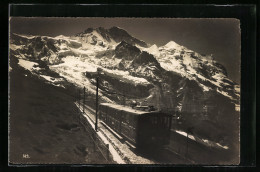 AK Jungfraubahn, Blick Gegen Die Jungfrau, Schweizer Bergbahn  - Other & Unclassified