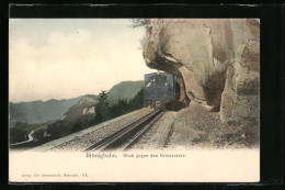 AK Brünigbahn Mit Blick Gegen Den Brienzer See  - Autres & Non Classés