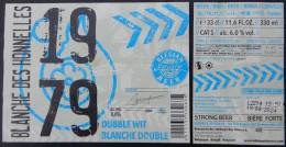 Bier Etiket (8e1), étiquette De Bière, Beer Label, 1979 Blanche Des Honnelles Brouwerij L'Abbaye Des Rocs - Bière