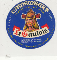 G G 531   ETIQUETTE DE FROMAGE    CAMEMBERT  LE GAULOIS    IMPORTE   PAR EURO QUEBEC  MONTREAL  CANADA - Cheese