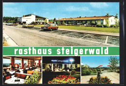 AK Weingartsgreuth, Autobahn-Rasthaus-Motel Steigerwald, Parkplatz, Terrasse  - Autres & Non Classés