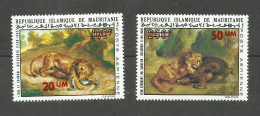 MAURITANIE Poste Aérienne N°153, 154 Neufs Avec Charnière* Cote 6.75€ - Mauritanie (1960-...)