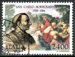 Italien 1988, MiNr. 2067; 450. GT Des Hl. Karl Borromäus, Gestempelt; Alb. 05 - 1981-90: Afgestempeld