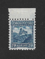 Czechoslovakia 1926 MNH ** Mi 252 Wz Sc 111 Karlstejn  With Watermarks No.8.Tschechoslowakei C11 - Nuovi