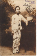 JAPON  - T.Belle Vue D'une Jeune Femme Chinoise - 1919 - Other & Unclassified