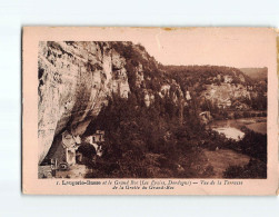 LAUGERIE BASSE Et Le Grand Roc, Vue De La Terrasse De La Grotte Du Grand-Roc - état - Autres & Non Classés