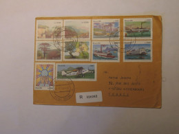 BRAZIL  REGISTERED  COVER TO FRANCE  1985 - Autres & Non Classés