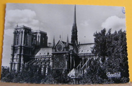 (PAR3) PARIGI / PARIS - NOTRE DAME  - VIAGGIATA 1953 - Notre Dame De Paris