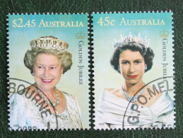 Golden Jubilee Of Queen EII 2002 (Mi 2109-2110  Yv -) Used Gebruikt Oblitere Australia Australien Australie - Gebraucht