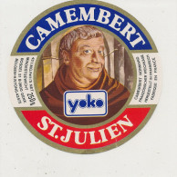 G G 535 -   ETIQUETTE DE FROMAGE    CAMEMBERT  ST JULIEN  YOCO - Kaas