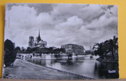 (PAR3) PARIGI / PARIS - PERSPECTIVE AU NOTRE DAME  - VIAGGIATA 1950 - Notre Dame Von Paris