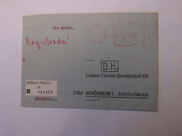 BRAZIL  REGISTERED  COVER TO GERMANY  1975 - Sonstige & Ohne Zuordnung