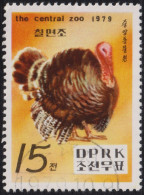 1979 Korea (Nord-) ⵙ Mi:KP 1907, Sn:KP 1866, Yt:KP 1545, Sg:KP 1903,Turkey (Meleagris Gallopavo) - Corée Du Nord