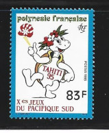 French Polynesia 1995 South Pacific Games 83 Fr Single  MNH - Neufs