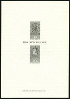 BUNDESREPUBLIK Bl 9S (*), 1973, Schwarzdruck Block IBRA, Pracht, Mi. 35.- - Unused Stamps