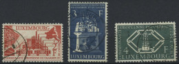 LUXEMBURG 552-54 O, 1956, Montanunion, üblich Gezähnter Prachtsatz, Mi. 30.- - Dienstmarken