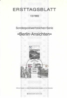 Fiche 1e Jour 15 X 21 Cm ALLEMAGNE BERLIN N° 646 A 648 Y & T - 1st Day – FDC (sheets)