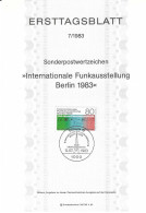 Fiche 1e Jour 15 X 21 Cm ALLEMAGNE BERLIN N° 662 Y & T - 1° Giorno – FDC (foglietti)