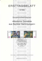 Fiche 1e Jour 15 X 21 Cm ALLEMAGNE BERLIN N° 639 - 640 Y & T - 1st Day – FDC (sheets)