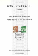 Fiche 1e Jour 15 X 21 Cm ALLEMAGNE BERLIN N° 635 - 636 Y & T - 1er Día – FDC (hojas)