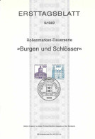 Fiche 1e Jour 15 X 21 Cm ALLEMAGNE BERLIN N° 637 - 638 Y & T - 1er Día – FDC (hojas)