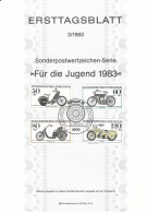 Fiche 1e Jour 15 X 21 Cm ALLEMAGNE BERLIN N° 655 A 658 Y & T - 1st Day – FDC (sheets)