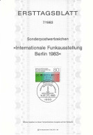 Fiche 1e Jour 15 X 21 Cm ALLEMAGNE BERLIN N° 662 Y & T - 1st Day – FDC (sheets)