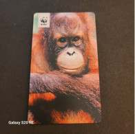 Mini-Fiche Illustrée WWF  ** Les Orangs-Outans - Animals