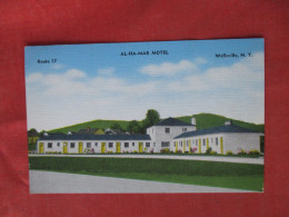 Al-Ha=Mar Motel. Wellsville - New York >   Ref 6417 - Andere & Zonder Classificatie