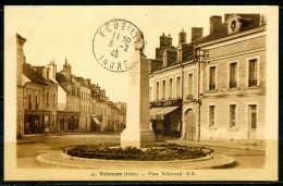 VALENCAY N°44 - PLACE TALLEYRAND - COMMERCE " PLAT-LEBEAU" - MONUMENT. - Autres & Non Classés