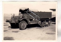 PHOTO GUERRE CHAR DIAMOND M3 HALF-TRACK - Guerra, Militari