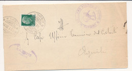 1936 GAGLIANO ATERNO DC + TIMBRO ARALDICO - Poststempel
