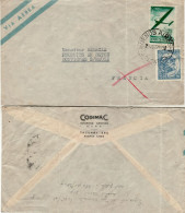ARGENTINA 1951  AIRMAIL  LETTER SENT FROM BUENOS AIRES TO BOUVIGNES - Lettres & Documents