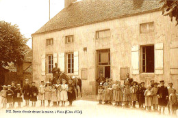 *CPA Repro - 21 -  FIXIN - Sortie D'école Devant La Mairie 1912 - Sonstige & Ohne Zuordnung