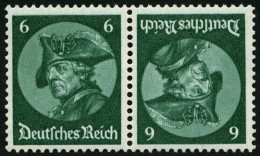 ZUSAMMENDRUCKE K 17 **, 1933, Fridericus Kehrdruck 6 + 6, Pracht, Mi. 40.- - Zusammendrucke