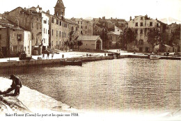 *CPA Repro - 20 B -  SAINT FLORENT - Le Port Et Les Quais Vers 1930 - Autres & Non Classés