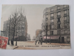 Aubervilliers, Avenue De La Republique, 1913 - Aubervilliers