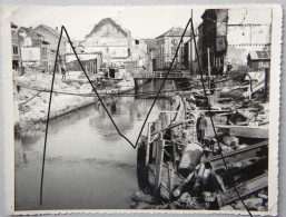 6 Photographies WAVRE En Brabant Wallon Destructions Reconstruction Quartier Pont Du Christ Inauguration 1946 - Places