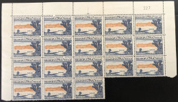 Congo Belge 1953 - 7F The Kivu Festival MNH** Luxe - Rare Bloc Of 18 - Other & Unclassified