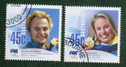 Olympic Winter Games 2002 (Mi 2111-2112 Yv 2018-2019 ) Used Gebruikt Oblitere Australia Australien Australie - Used Stamps