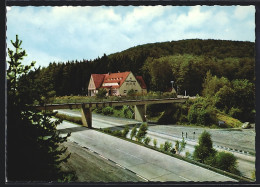 AK Autobahn-Rasthaus Rimberg, Panoramablick  - Andere & Zonder Classificatie