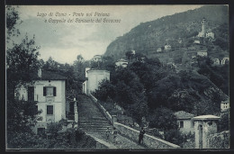 Lume Di Luna-Cartolina Lago Di Como, Ponte Sul Periana E Cappelle Del Santuario Del Soccorso  - Como