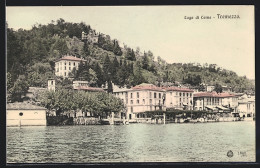 Cartolina Tremezzo, Teilansicht Mit Hotel Am Lago Di Como  - Como