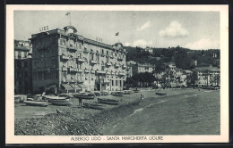 Cartolina Santa Margherita Ligure, Albergo Lido, Comm. M. A. Torriani Prop.  - Autres & Non Classés