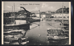 Cartolina Laveno, Lago Maggiore, Porto  - Sonstige & Ohne Zuordnung