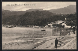 Cartolina Luino /Lago Maggiore, Battello In Arrivo  - Sonstige & Ohne Zuordnung